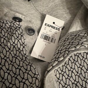 New Express polo. Size large.  Smoke and pet free home.